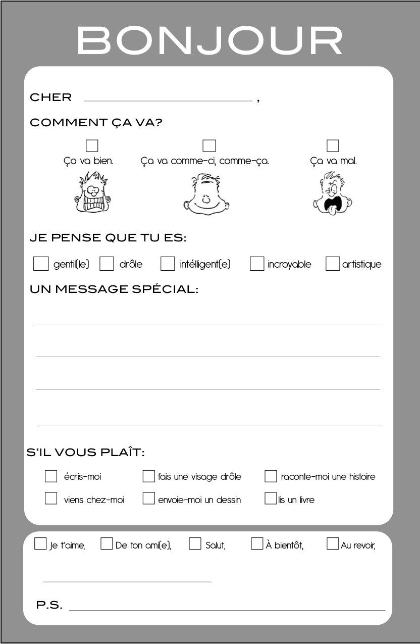 Grade 1 French Immersion Printable Worksheets Peggy Worksheets