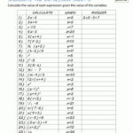 7th Grade Math Worksheets Free Printable With Answers