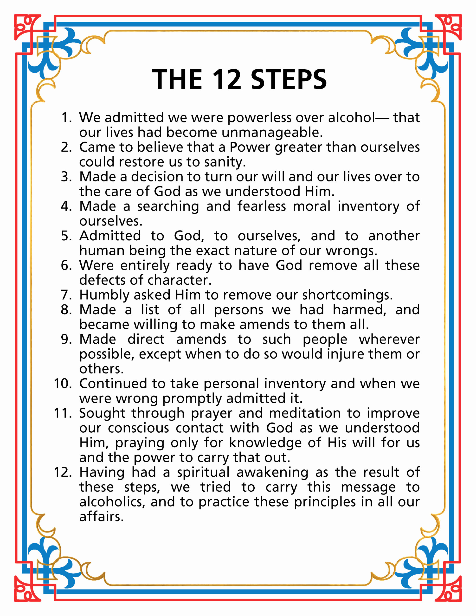 20 Aa 5Th Step Worksheet Diocesisdemonteria Aa 12 Steps Printable 