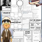 Amelia Earhart Free Worksheets Printable