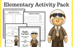 Printable Amelia Earhart Worksheets For Elementary Ages
