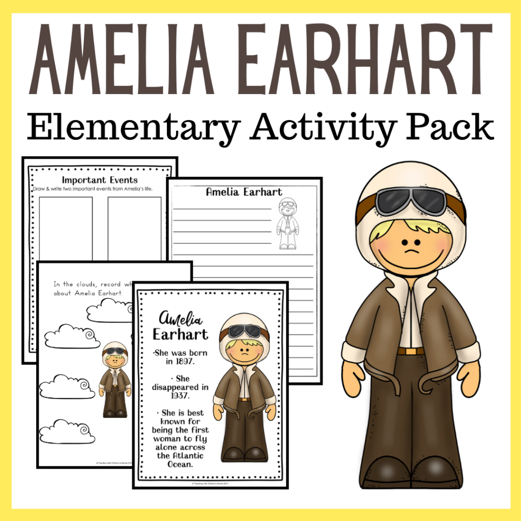 Printable Amelia Earhart Worksheets For Elementary Ages