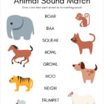 Animal Sounds Printable Worksheets