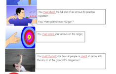 archery printable worksheets 1 Archery And How To Shoot An Arrow For Beginners Worksheet Free Esl