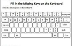 blank keyboard worksheet printable 1 Keyboard Worksheet Worksheet