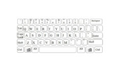 Printable Diagram Printable blank keyboard piano Printable Blank