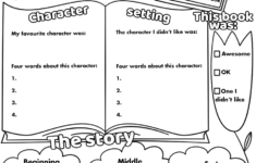 My Book Report Printable Worksheet Free Printable Papercraft Templates