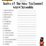 Books Of The Bible Printable Worksheets