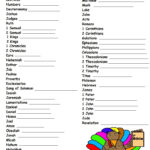 Books Of The Bible Printable Worksheets