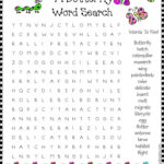 Butterfly Word Search Printable Worksheets