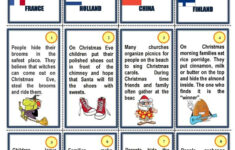 christmas around the world worksheets printables 3 Christmas Traditions Around The World English ESL Worksheets For