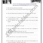 Civil Rights Movement Worksheets Printable