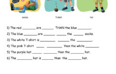 Comparatives Interactive Worksheet In 2020 Describing Words