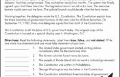 50 The Us Constitution Worksheet In 2020 Constitution British