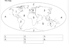 7 Continents Cut Outs Printables World Map Printable World Map