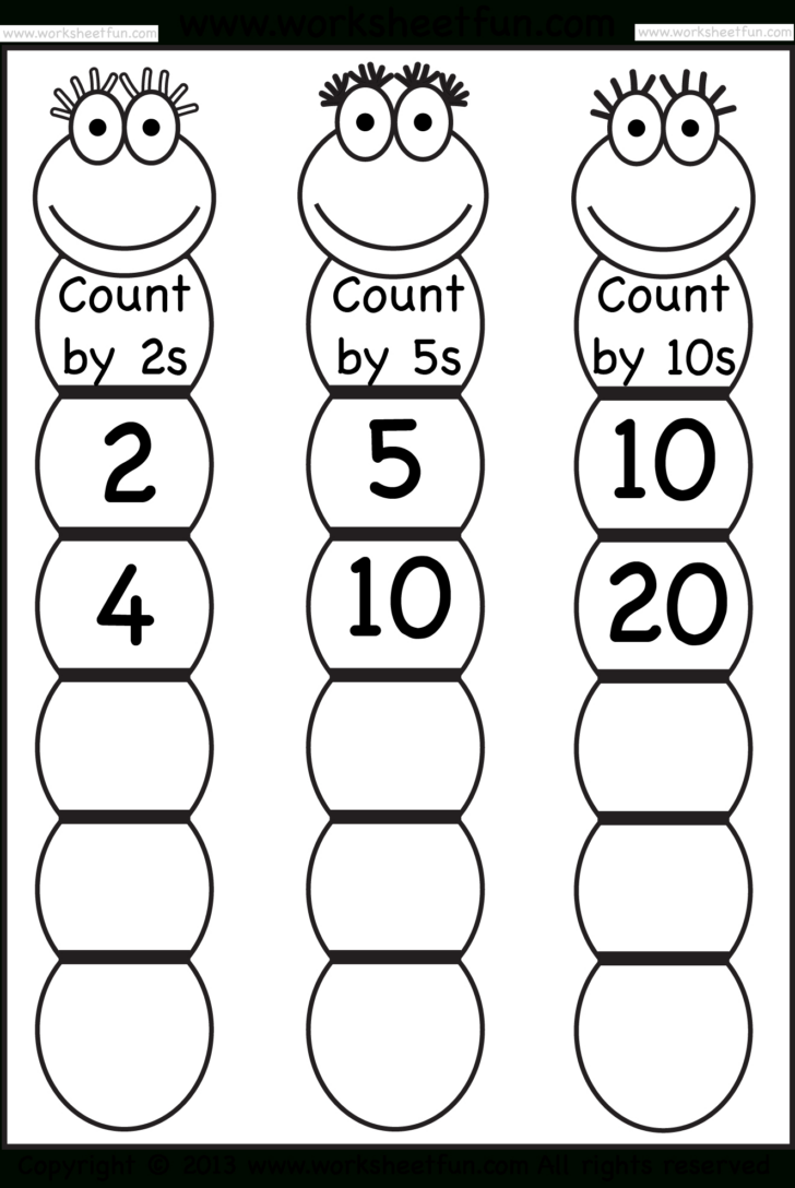 Counting In Twos Worksheet Printable