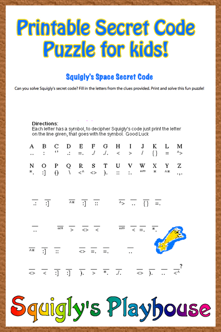 Crack The Code Worksheets Printable Free