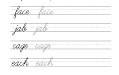 create cursive worksheets printable Cursive Writing Sentences Worksheets Pdf Writing Worksheets Free Download