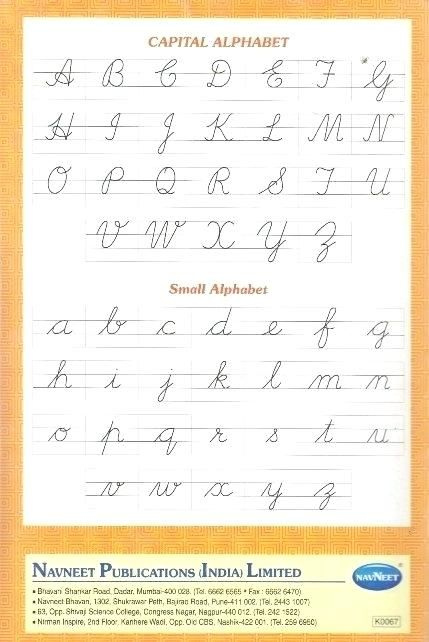 Capital Letters In Cursive Cursive Calligraphy Lowercase Teaching 