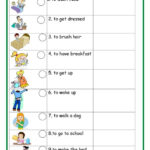 Daily Routines Printable Worksheets
