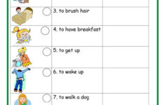 daily routines printable worksheets 2 Daily Routines 1 Worksheet Free ESL Printable Worksheets Made By Teachers