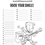 Dental Hygiene Printable Worksheets