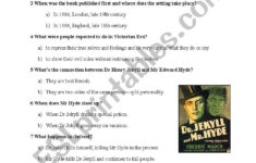 dr jekyll and mr hyde printable worksheets 1 The Strange Case Of Dr Jekyll And Mr Hyde ESL Worksheet By Julia76 In