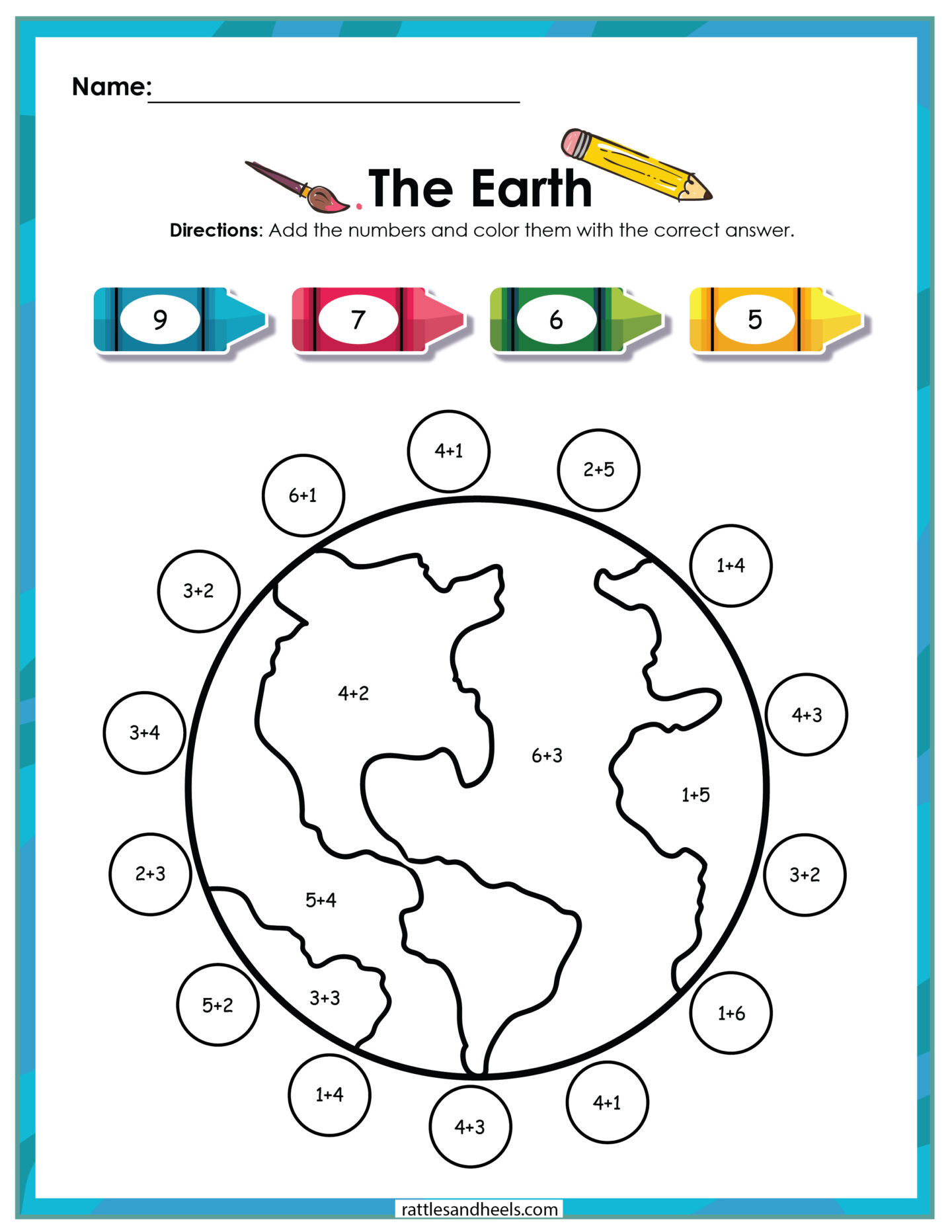 Layers Of The Earth Printable Worksheet Packet FREE Adanna Dill