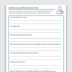 Emotional Intelligence Activities For Children Printable Worksheets