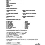 English Test Printable Worksheets