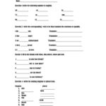 English Test Printable Worksheets