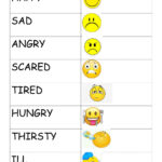 Feelings And Emotions Worksheets Printable