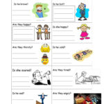 Feelings And Emotions Worksheets Printable