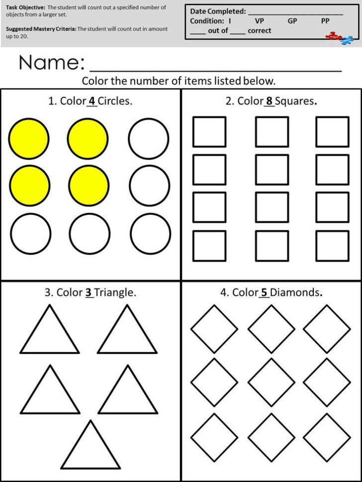 Free Printable Autism Worksheets Peggy Worksheets