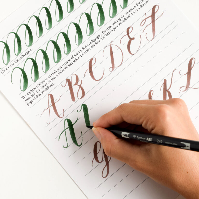 Free Printable Calligraphy Worksheets | Peggy Worksheets