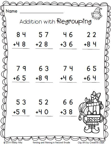 Free Printable Christmas Math Worksheets For 2nd Grade