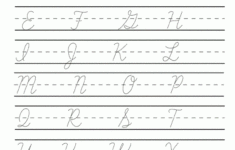 free printable cursive writing worksheets for 4th grade Free Printable Cursive Writing Worksheets For 4Th Grade Printable