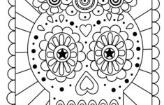 Free Printable Day Of The Dead Coloring Pages Best Coloring Pages For