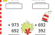 Free Dr Seuss Math Activities