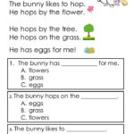 Free Printable Easter Reading Comprehension Worksheets