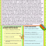 Free Printable Easter Reading Comprehension Worksheets