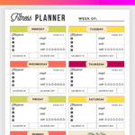 Free Printable Fitness Worksheets