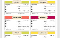 free printable fitness worksheets 2 Free Printable Fitness Planner Meal And Fitness Tracker Start Today