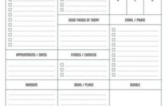 Fitness Journal Layout Free Printable 16 Ideas For 2019 Daily Planner