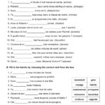 Free Printable French Worksheets For Grade 4