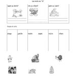 Free Printable French Worksheets For Grade 4