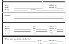 All Sorts Of Genealogy Forms And Charts Available Spreadsheet