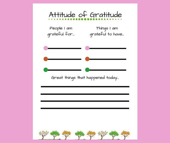 Gratitude Journal Gratitude Print Family Worksheet Kids Worksheet 