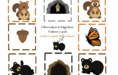 Hibernation Migration Printable Preschool Printables