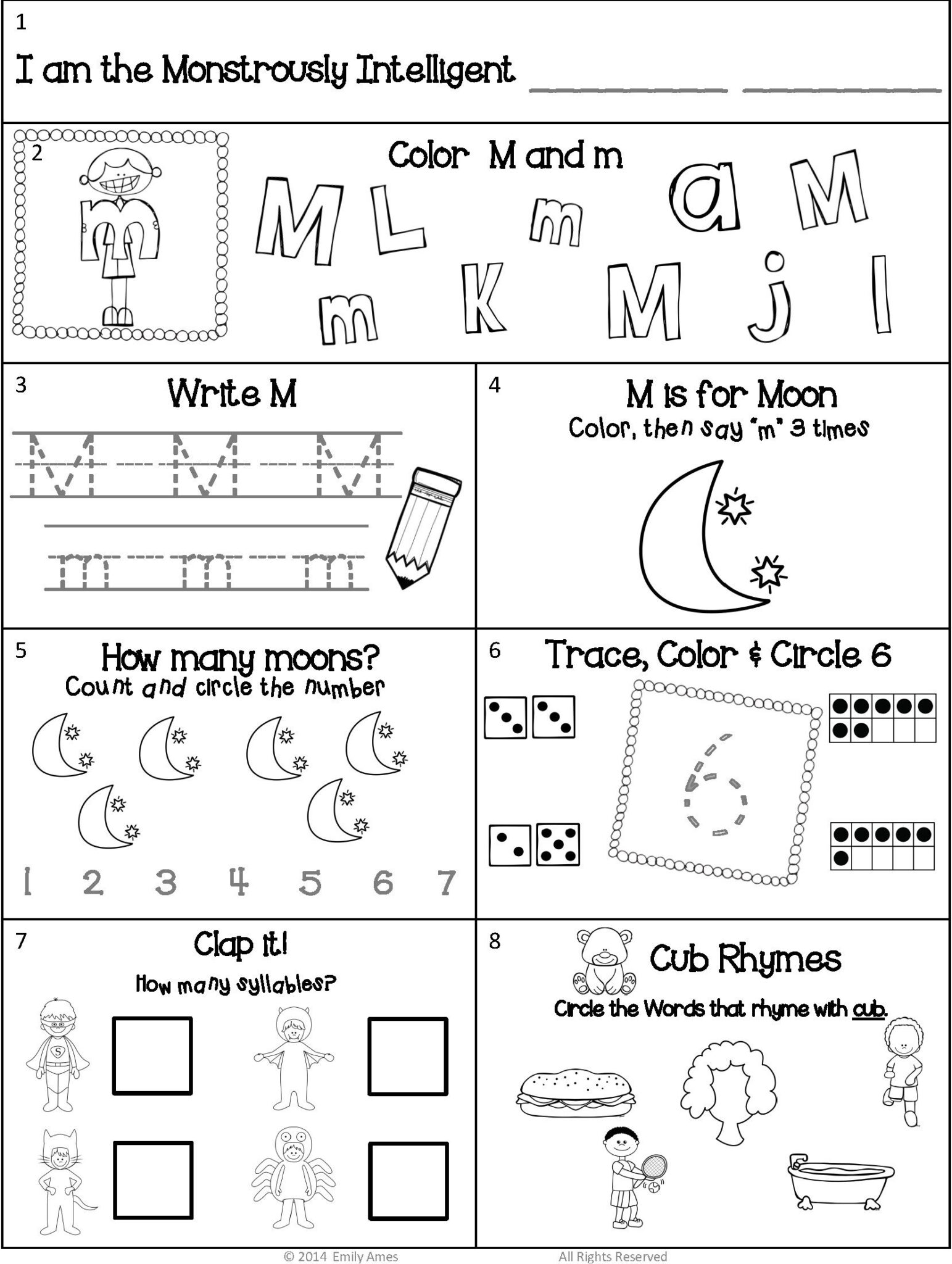 Free Printable Homework Worksheets | Peggy Worksheets